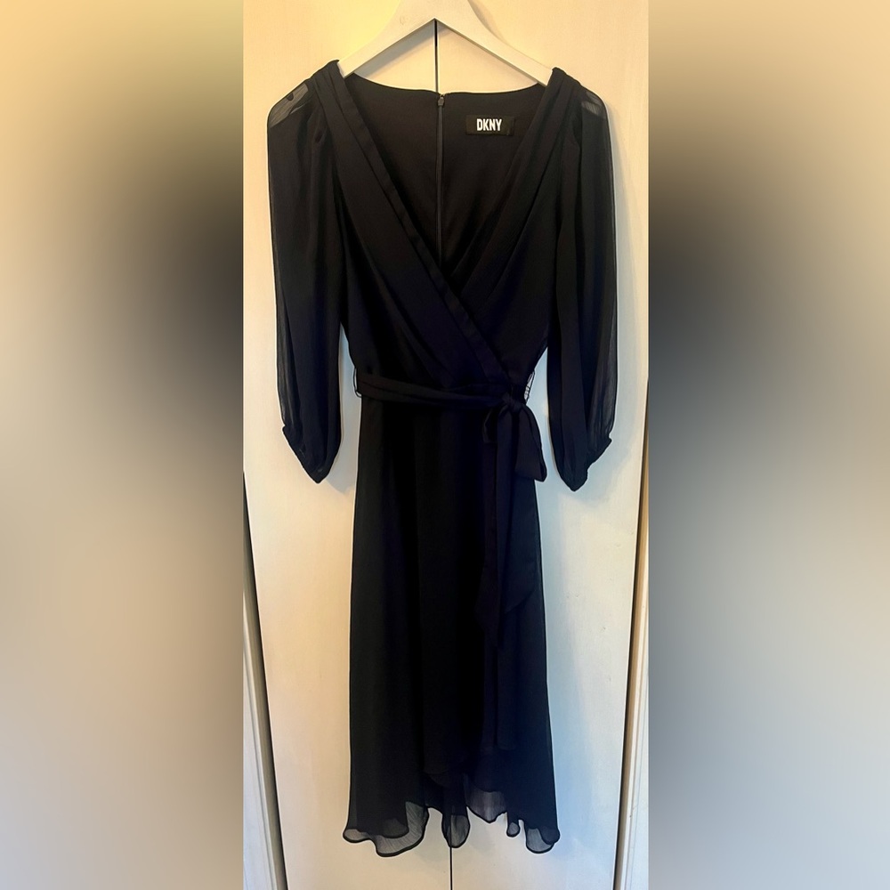 DKNY Midnight Blue Wrap Dress